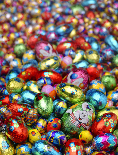 chocolate eggs photo