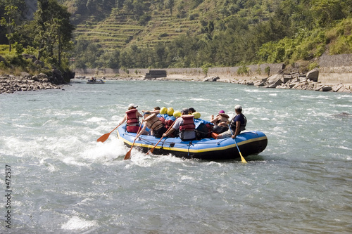 whitewater rafting - nepal