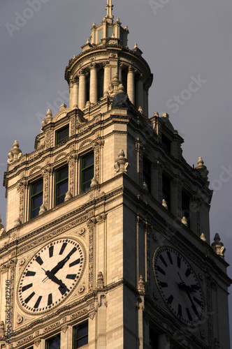 wrigley clock