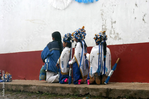 kneeling children photo