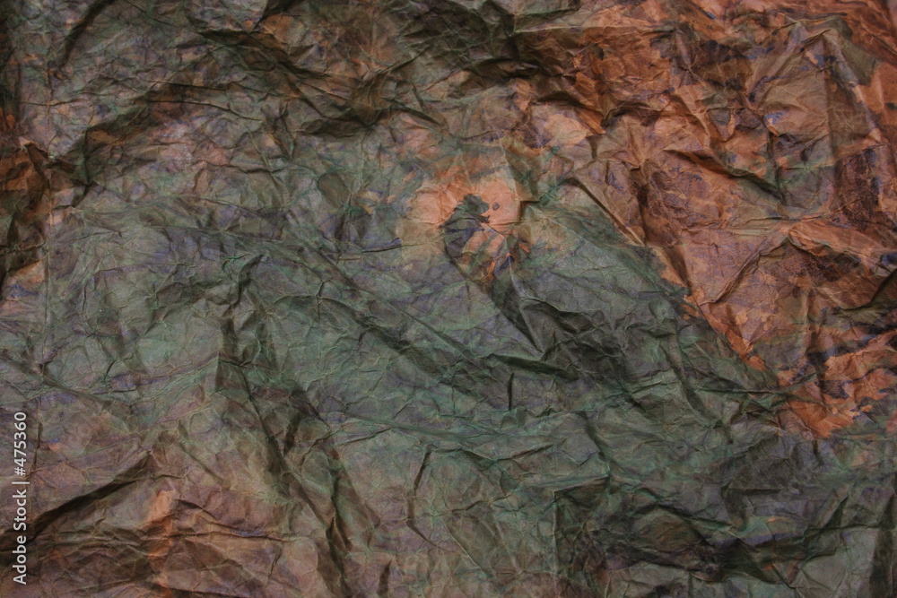 camouflage folded paper