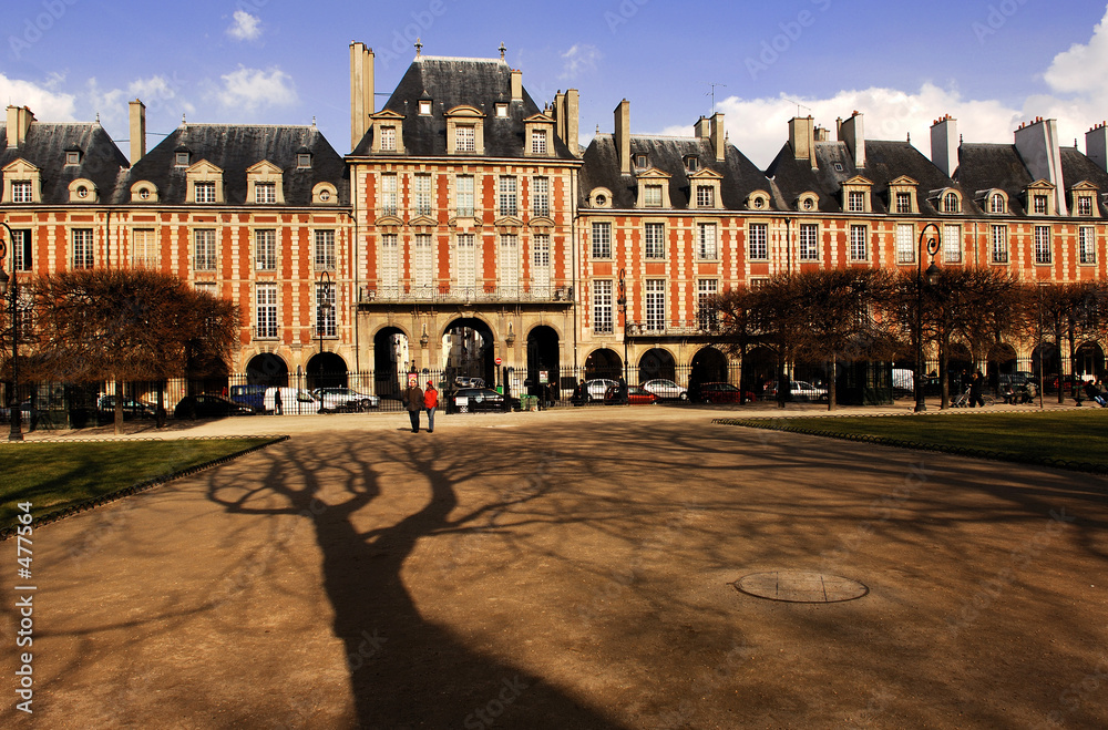 Obraz premium france, paris: place des vosges