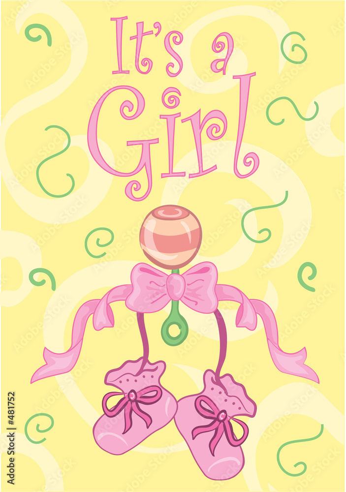 it's a girl it's a girl