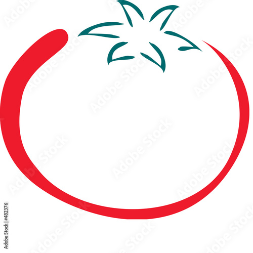 tomato line art