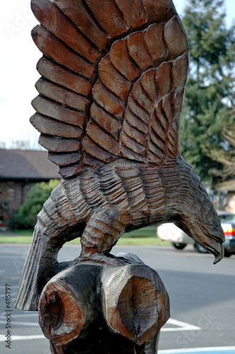 sculptured eagle