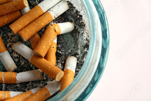 cigarette butts