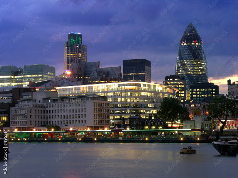 Fotografie london city by night
