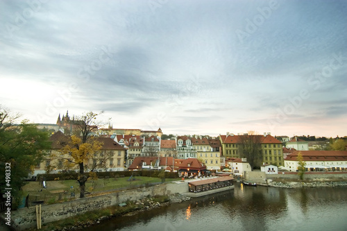 cityscape with castle - prague