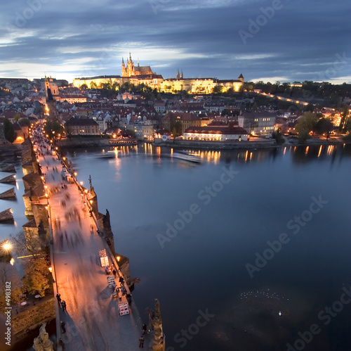 prague castle cityscape