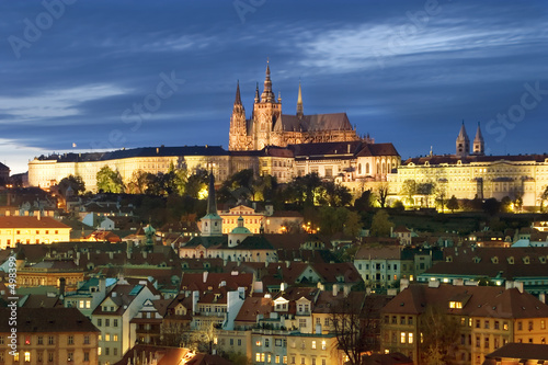 Photography prague castle cityscape