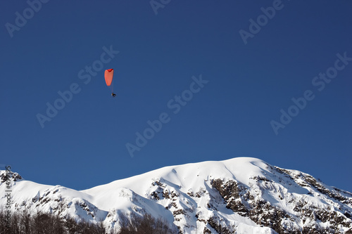 mountain paragliding