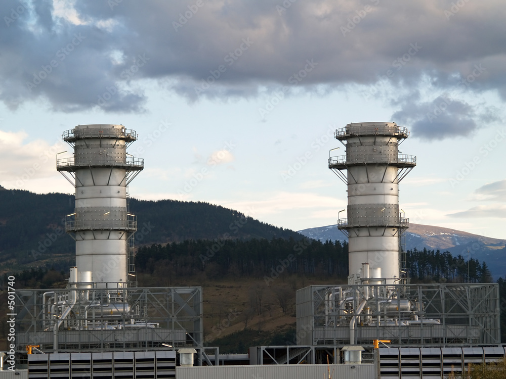 Obraz premium central térmica