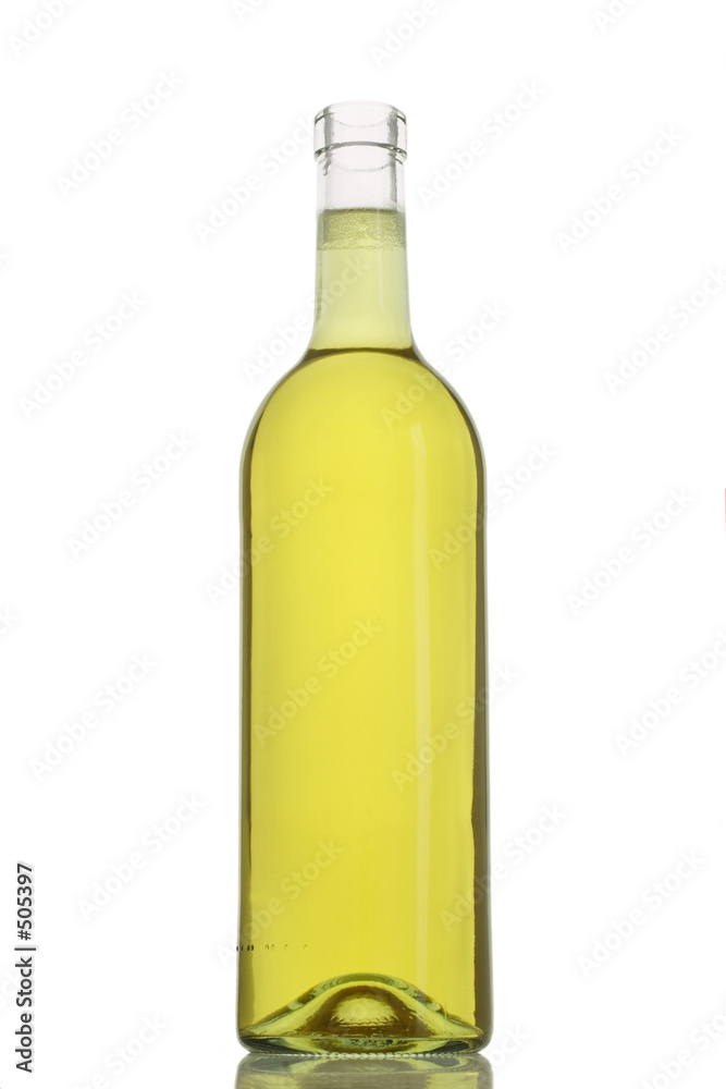 bottle of white wine bottle of white wine