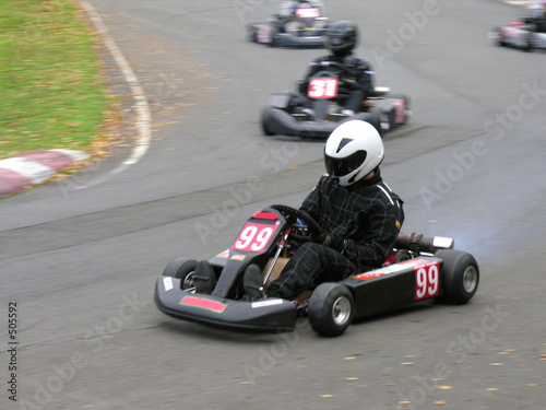 cornering go kart © Nicky Rhodes