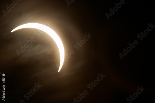 Fototapeta Naklejka Na Ścianę i Meble -  partial solar eclipse