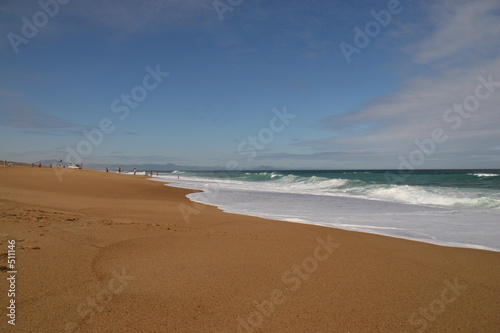 vague sur la plage