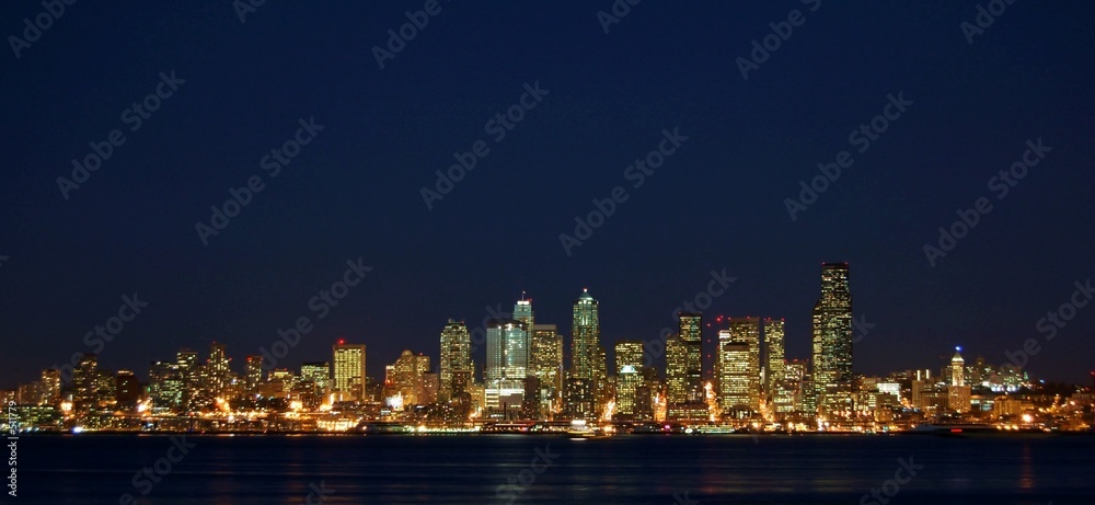 Obraz premium seattle skyline
