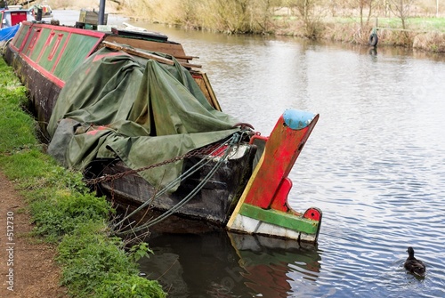 derelict barge photo