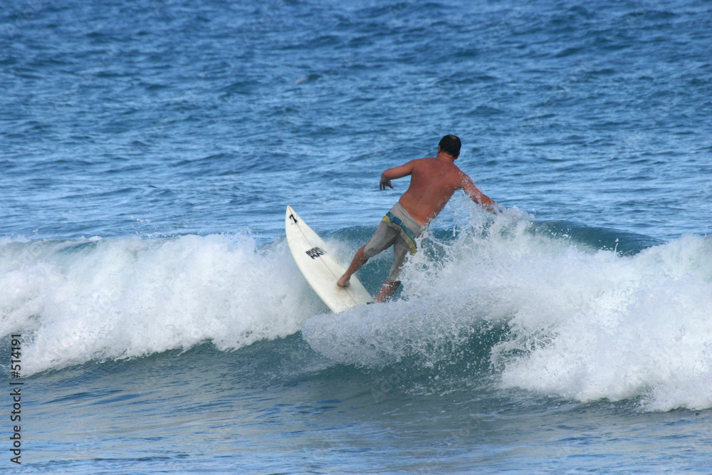 surfeur aux iles vierges