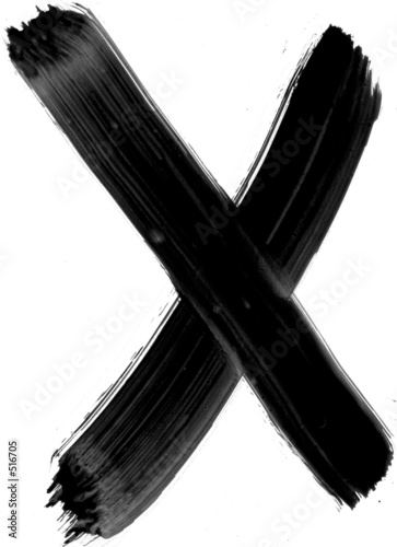 black painted element