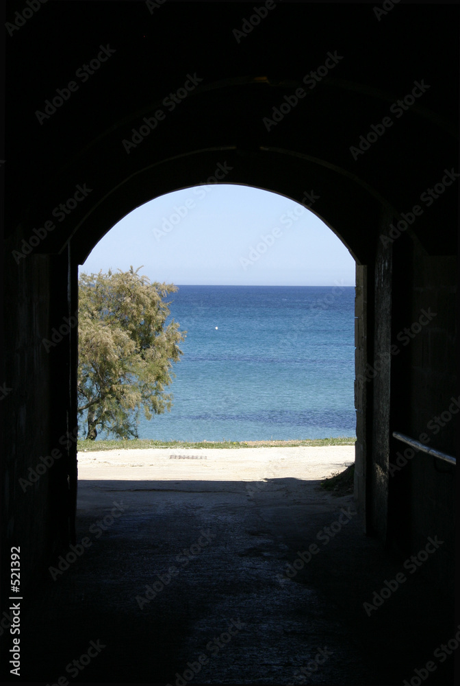 doorway to the sea