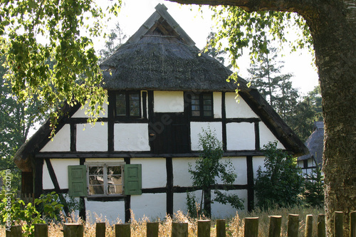 reeddach-haus im narodowy park slowinski photo