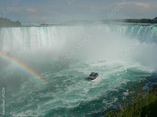 regenbogen am niagara-wasserfall