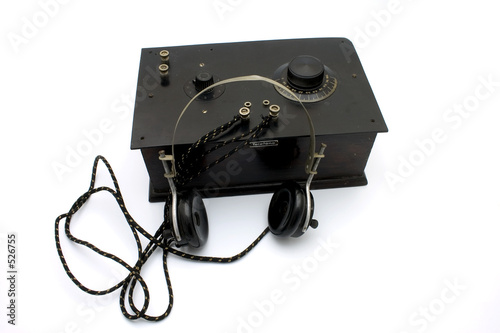 Cuadro en lienzo galena crystal radio