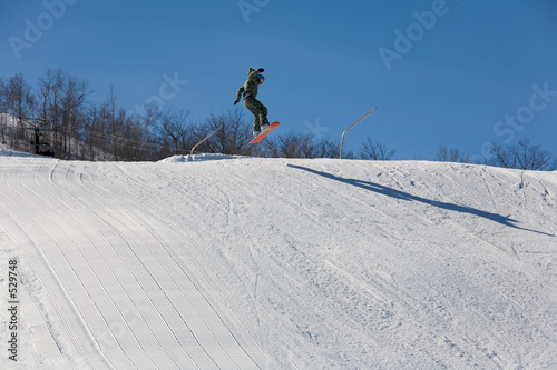 ski 019 snowboad jump