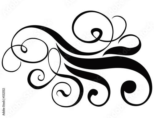 scroll, cartouche, decor