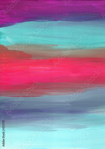 canvas - hand painted gradient