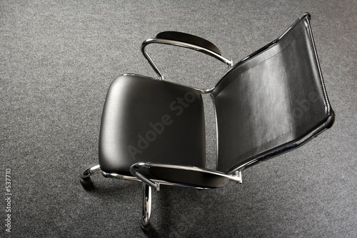 black office chair