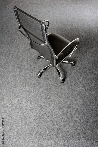 black office chair