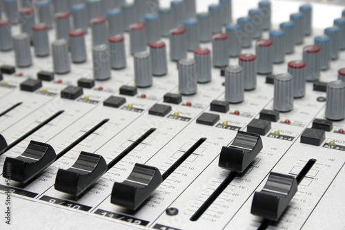 mixing console