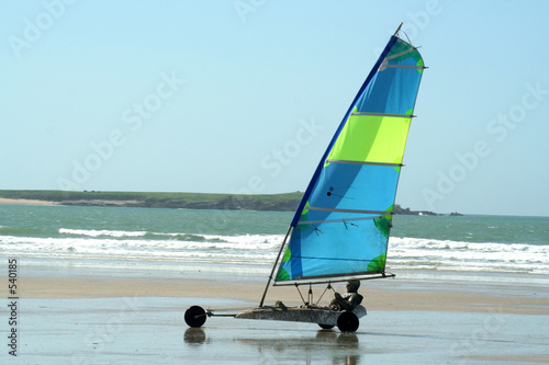char à voile