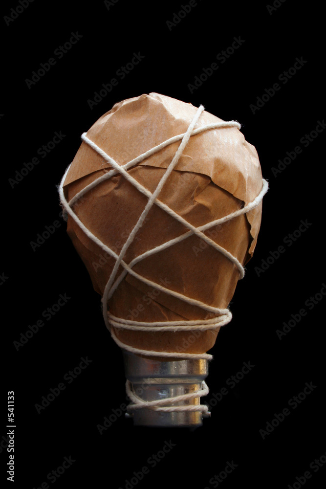 Фотография light bulb idea - wrapped