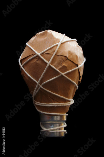 light bulb idea - wrapped