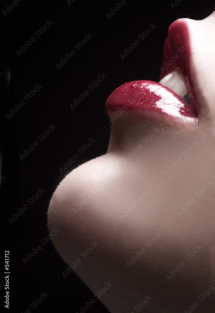 Obraz premium sensual lips