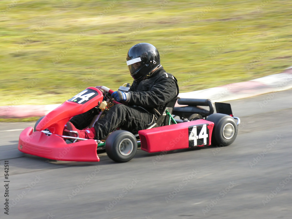 red go kart