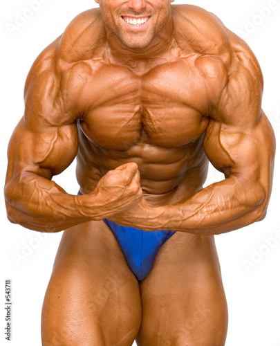 bodybuilder isolated