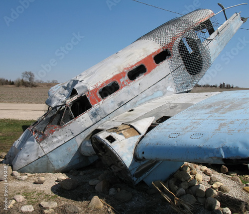 crashed plane