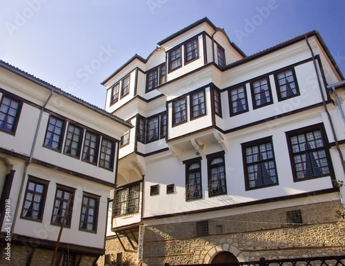 traditional house in ohrid, macedonia