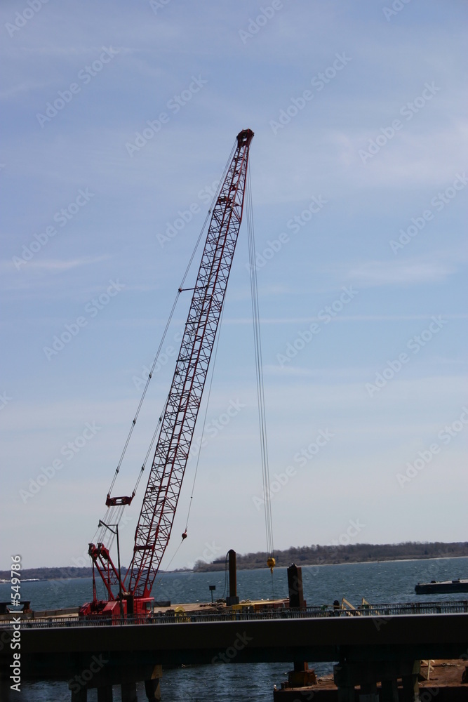 crane at work