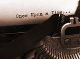 old typewriter (focus on text)