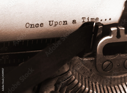 old typewriter (focus on text)