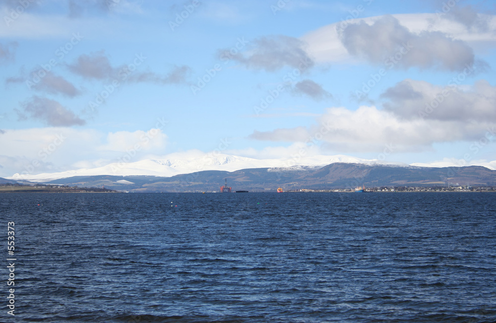 oil rig, cromarty firth oil rig, cromarty firth