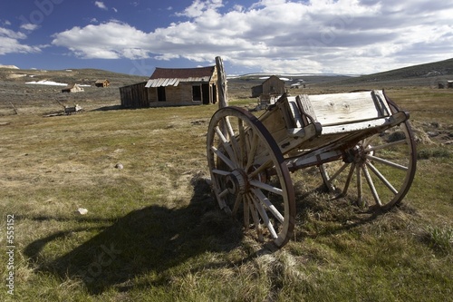 old wooden wagon