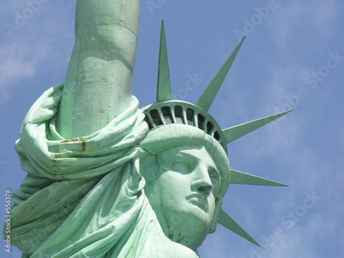 statue of liberty closeup