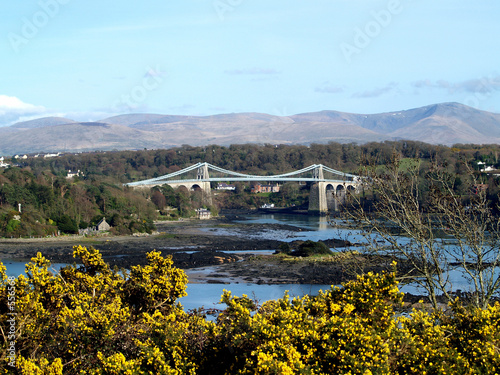 menai bridge, anglesey photo