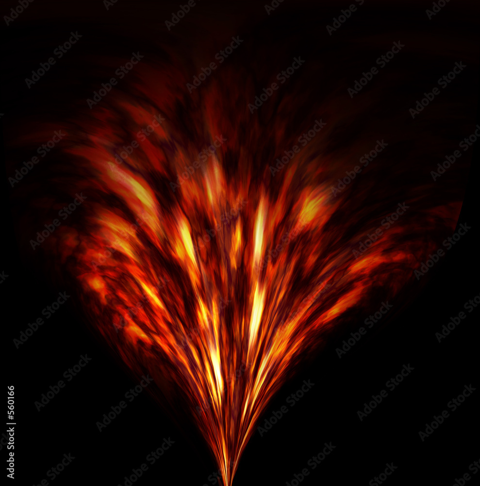 Fototapeta premium fiery fireworks